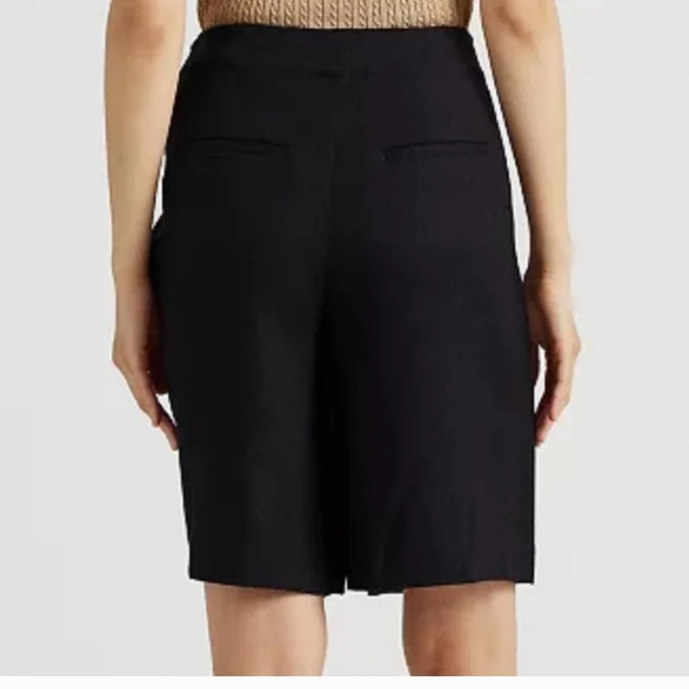 Lauren Ralph Lauren Women's Pleated Georgette Wide-Leg Shorts - Picture 4 of 5